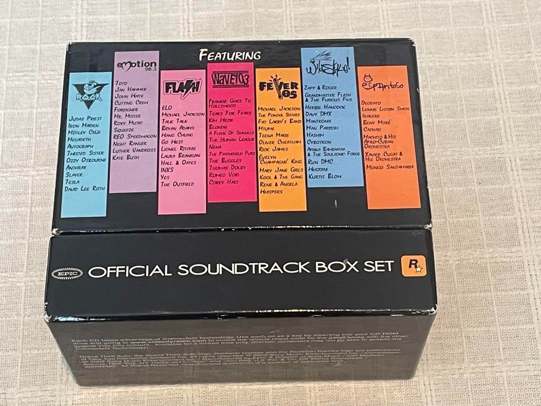 Grand Theft Auto Vice City Official Soundtrack Box Set Import Disc