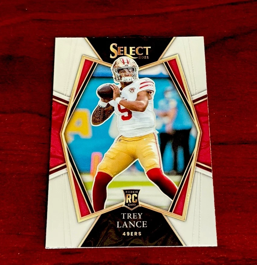 2021 Panini Select - Premier Level Trey Lance #145 Silver Prizm (RC)