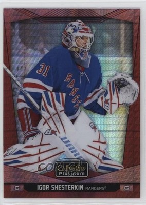 2024-25 O-Pee-Chee Platinum Red Prism 107/199 Igor Shesterkin #72 m8m