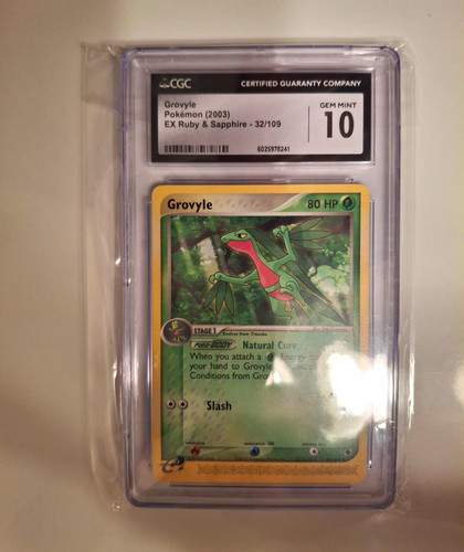 Grovyle graded CGC 10 for sale on eBay