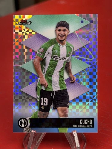 CUCHO 2025-26 TOPPS FINEST UEFA CLUB COMPETITIONS RARE CHECKERBOARD 1:16
