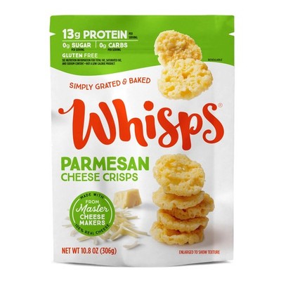 Cheese Crisps Parmesan 10.8 Oz - Protein Chips, Gluten Free Low Carb Snack