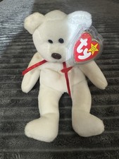 TY Beanie Baby Valentino the Bear 1993/94 Brown Nose w/Tag Errors RARE 