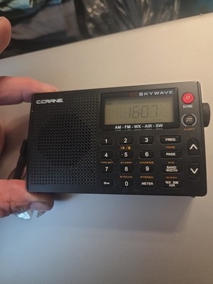 Used, excellent C.Crane CC Skywave Transistor RADIO Am Fm Weather Air SW  Band