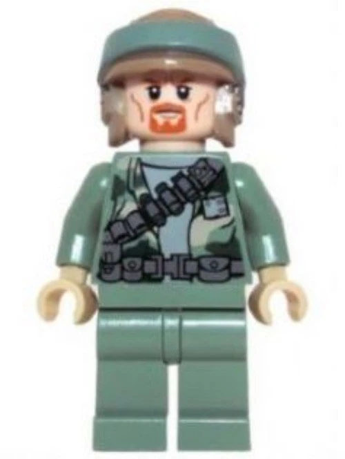 LEGO® Minifig sw0507 - Endor Rebel Trooper (Sand Green) - Minifigur - Bild 1 von 1
