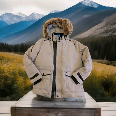 Point Zero Grey Down Jacket Minus 40 RRP $359 BNWT Medium