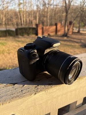 Canon EOS Rebel T3i Digital SLR Camera 18MP 3x Zoom Auto Focus Black