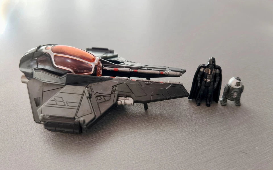 Star Wars Micro Galaxy Squadron Darth Vader Sith Interceptor Chase 15000 Rare - Image 3 of 4