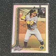 JACOB WILSON 2025 TOPPS UPDATE RC ALL-STAR GAME RAINBOW FOIL INSERT #ASG-11