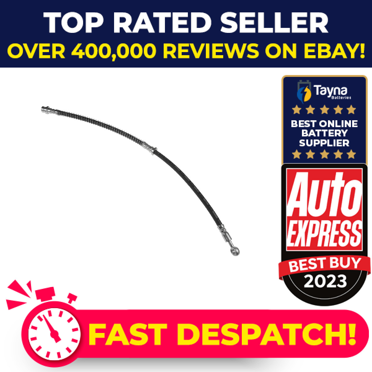 Brake Hose Front Left or Right ADC45373 Blue Print Hydraulic MR334054 Quality