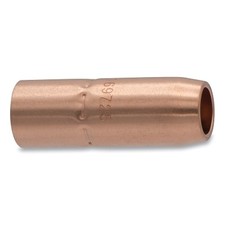 MIG Gun Nozzle, 1/8 in Recess, 5/8 in Bore, For Miller Style, Copper Pack of 2