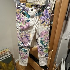 Vintage RARE Roberto Cavalli Floral Printed Jeans