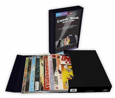 New (7 ct) BCW Comic Book Stor Folio- Current & Silver Age Comics Holds up to 20