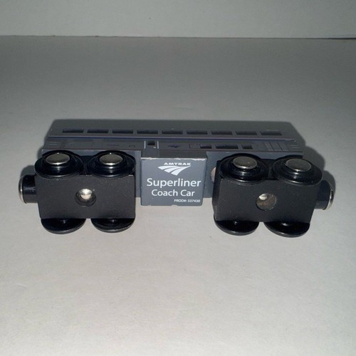 Wooden Amtrak Superliner Coach Car Train 4.5 inch Wood Model Train RETIRED - Picture 5 of 7