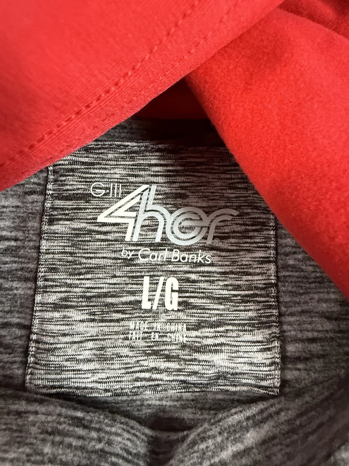 Kansas City KC Chiefs NFL Long Sleeve Pullover Hoodie Womens 4Her - L - EUC - Image 4 of 4