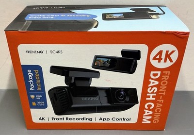 Rexing Ultra HD Car Dash Cam with Wi-Fi Bundle