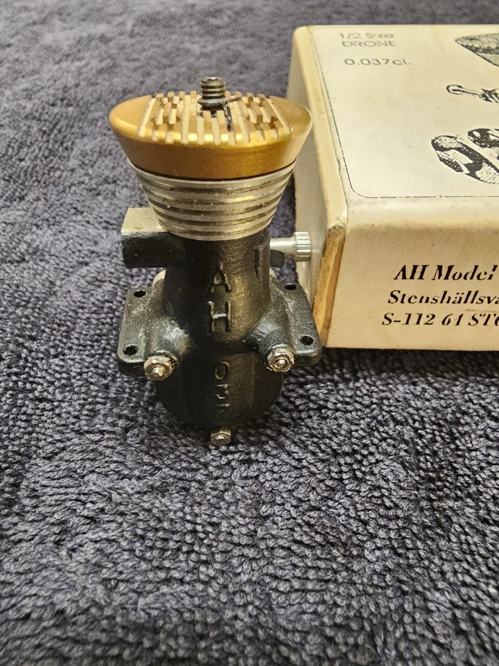 Arne Hende 1/2 Size Drone .37 ci Model Diesel Engine - Image 4 of 4