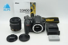 [4,260 shots] Nikon D3400 24.2MP Camera Black w/ AF-P DX 18-55mm VR #251224ax