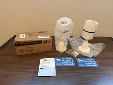 WALI TC-W2 Dummy Camera 2-Pack White Add-On Outdoor Indoor Battery Powered