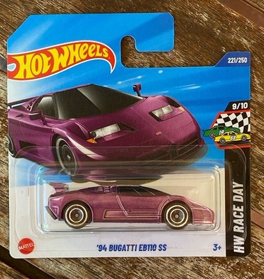 Hot Wheels Bugatti EB110 STH short card 