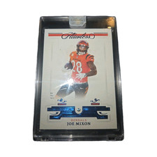 2018 Panini Flawless Joe Mixon Serial Numbered Bengals NFL Football Card #PA-JM