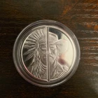 1 oz .999 Fine Silver Round Native American & Cowboy Design 1/2 oz Per Unit