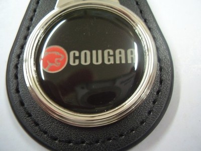 MERCURY COUGAR   KEY CHAIN   LEATHER FOB  FREE SHIPPING