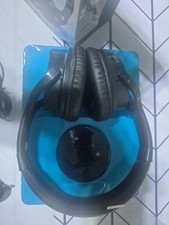Sharper Image Own Zone Wireless TV Headphones 2.4GHz Transmitter Black