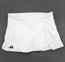 Adidas Aeroready Club Tennis Skirt White Women  s L NWT 45 MSRP