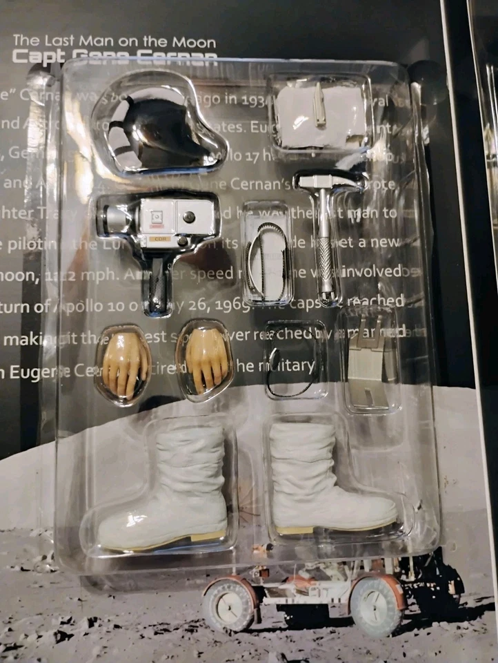 Selado 1/6 Capitão Gene Cernan, Último Homem na Lua. HobbyMaster Legend Series - Imagem 4 de 4