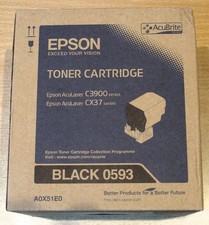 Toner nero originale Epson 0593 C13S050593 stampante AcuLaser C3900 CX37 *originale*