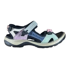 Ecco Offroad Yucatan Sport Sandals Colorblock Pastel Hiking outdoor W Sz 40