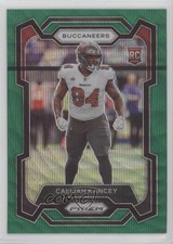2023 Panini Prizm Rookies Green Wave Prizm Calijah Kancey #393 e9p