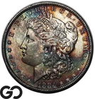 1884-O Morgan Silver Dollar Coin Great Album Toner, Choice BU++