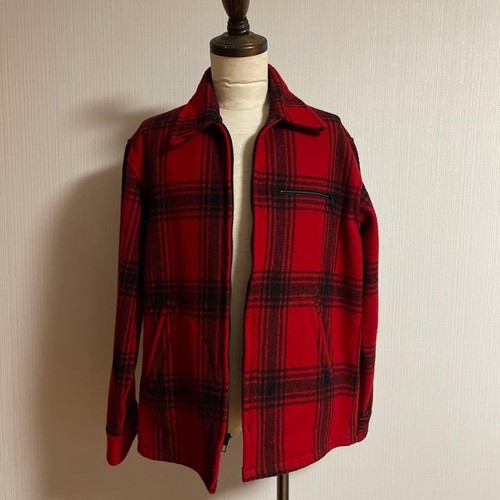 Engineered Garments, Engineered Garments Vintage Wool Jacket Red L Size Check Pattern