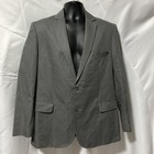 Men's BONOBOS Sportcoat 42R Gray Two-Button Cotton Linen Blazer — photo 1