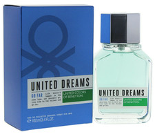 Benetton United Dreams Go Far Eau De Toilette 100ml Spray For Him - NEW & SEALED