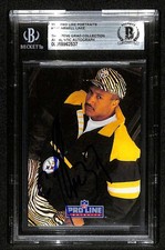 Carnell Lake Signed Pittsburgh Steelers 1991 Pro Line Portraits Card Beckett