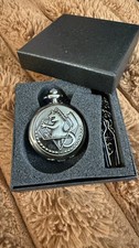 Full Metal Alchemist Pocket Watch with Box Brand New Unused UK Seller