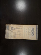 Vis-Ed French Vocabulary Cards Box Set   Vintage   Heavily Worn Box   1000 Cards