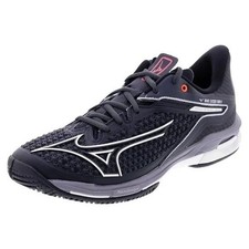  NIB MIZUNO MEN'S WAVE EXCEED TOUR 6 AC TENNIS SHOES ODYSSEY GRAY/WHT SZ 11.5