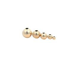 14K Gold Filled Simple Circular Round Beads 2mm, 2.5mm, 3mm, 4mm, 5mm, 6mm wit