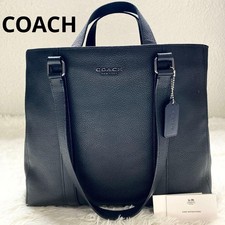 COACH Hudson Double Handle Tote Black 8157