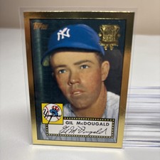 2001 Topps 1952 World Series Anniversary Gil McDougald #52R-8 Gold