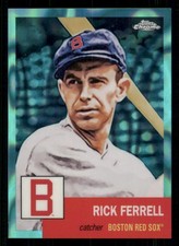 2022 Topps Chrome Platinum Anniversary Aqua Lava #142 Rick Ferrell /299