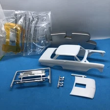 Chevy II Nova AWB  Hard BODY 4 Slot Car? Tinted Glass 1:25 AMT LBR Model Parts