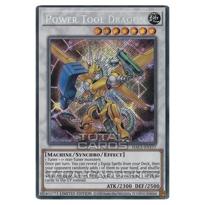 Yu-Gi-Oh! Hidden Arsenal Chapter 1 Power Tool Dragon (Secret Rare) HAC1-DE177 NM