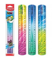 Maped Flachlineal Twist'n Flex Decor, 200 Mm, Unzerbrechlich 3 Bis 60 Stk