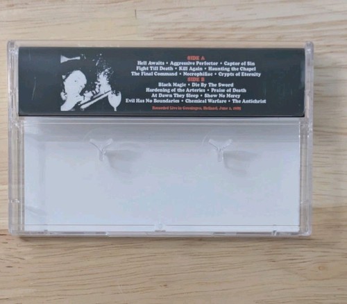 Slayer Cassette Tape - European Massacre Hell Awaits Tour 1985 - Picture 4 of 8