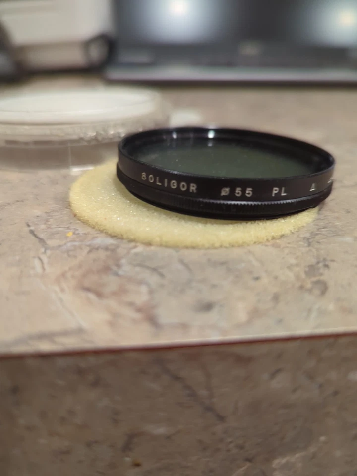 Soligor 55 mm Polarizer Screw-In Filter with Case Made in Japan (K-9) - Image 2 of 4
